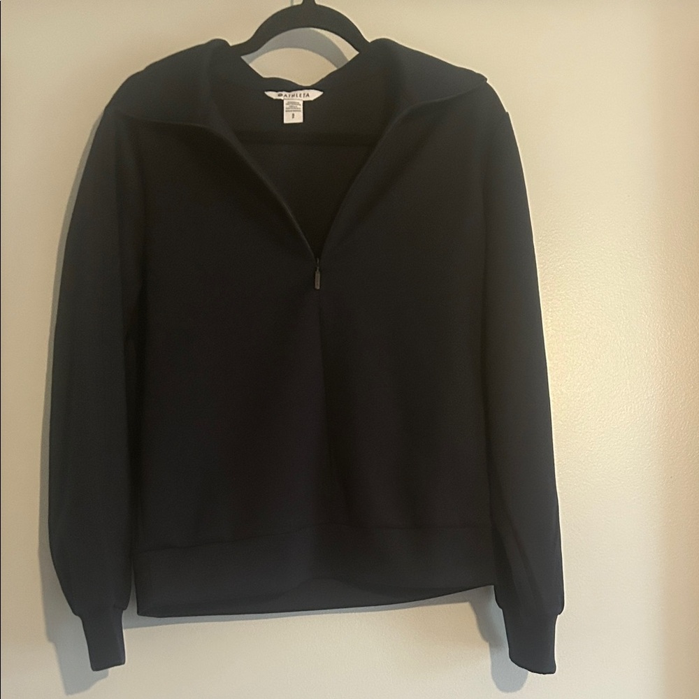 NWOT Athleta Navy Half-Zip Pullover
